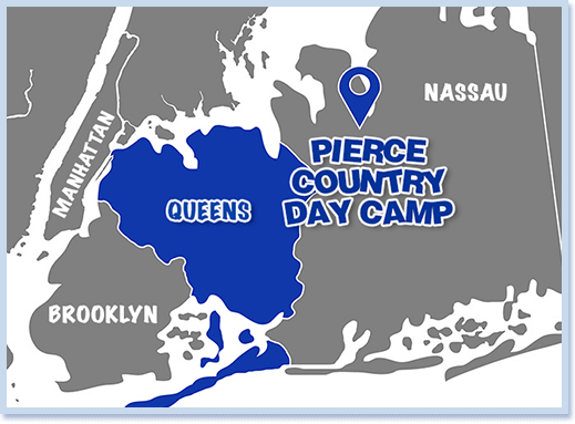 Pierce Country Day Camp Near Queens, NY Map
