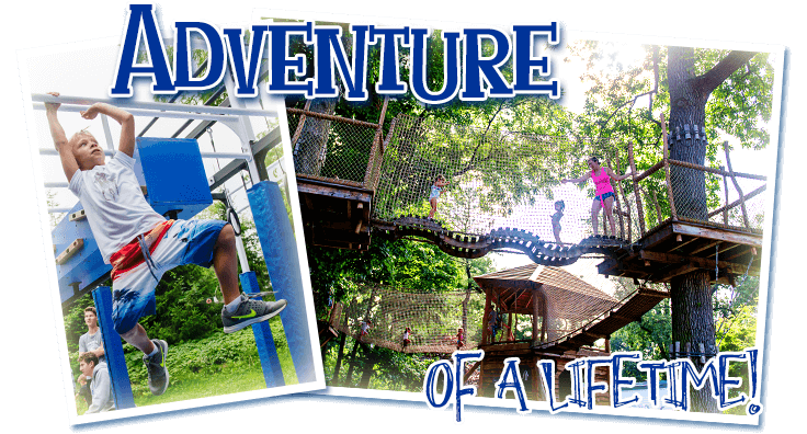 Pierce Day Camp Adventure Program with Rock Climbing, Zip Lines, Ropes, Boating, Roller Blading, Diving, Frisbee, Baggo and more