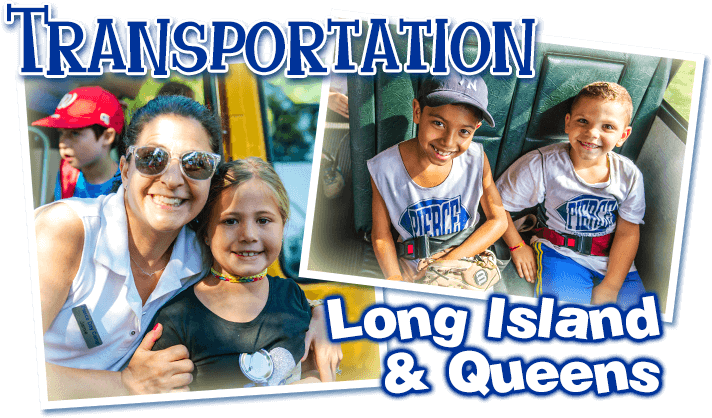 Transportation to/from Long Island and Queens for Pierce Day Camp